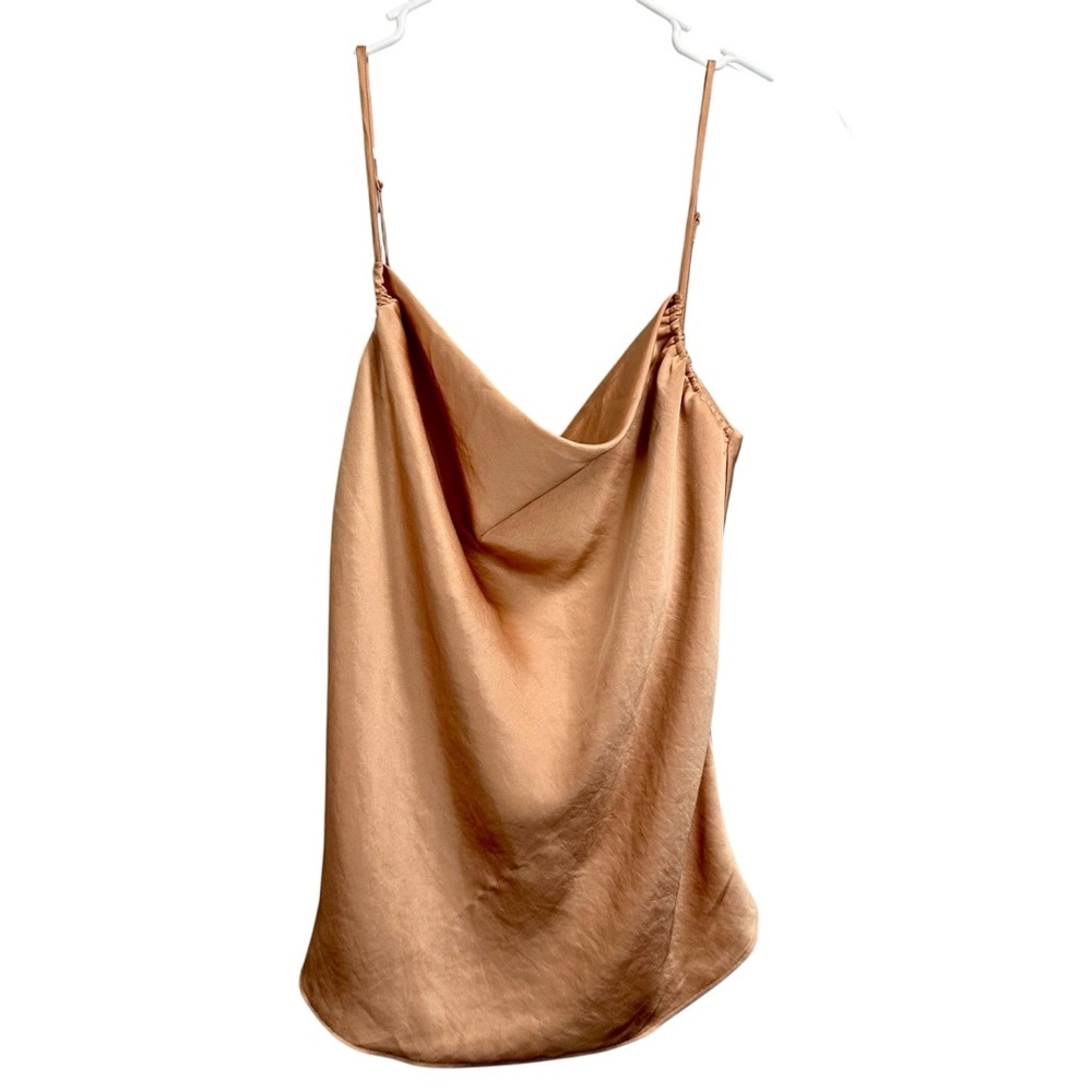 Aritzia Wilfred Allusion Satin Cowl Neck Camisole Top - Picture 5 of 8